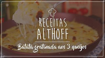 Batata Gratinada aos 3 Queijos