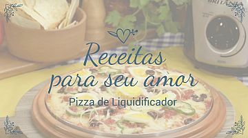 Pizza de Liquidificador