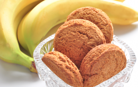 Cookies com dois ingredientes: Aveia e Banana