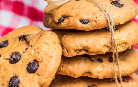 Cookies com Gotas de Chocolate